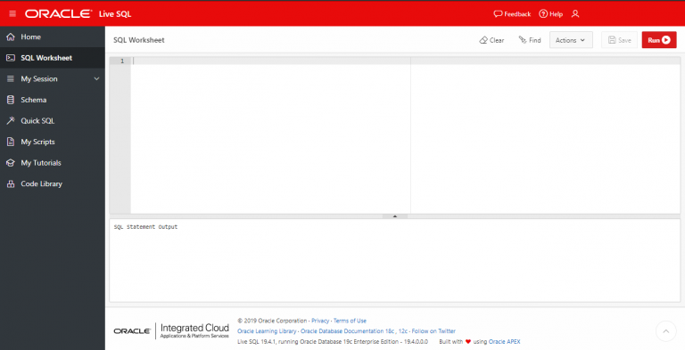 SQLの勉強にOracle Live SQLが良さそう！ - ITエンジニアの定時退社Tips